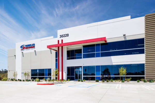 External shot of Surplus Solutions® headquarters in Woonsocket, Rhode Island.